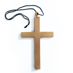 Plastic Nun Cross Clothing Accessories Halloween Clothing Accessories Role Playing Accessories