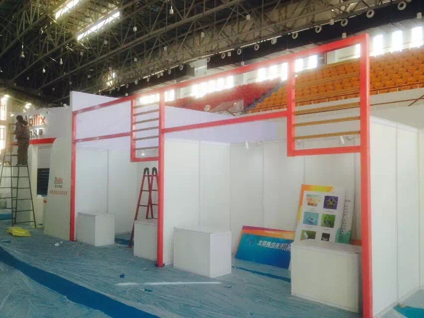 标摊国际标准定制铝制摊位展示架 展览展位展架 八棱柱搭建铝料