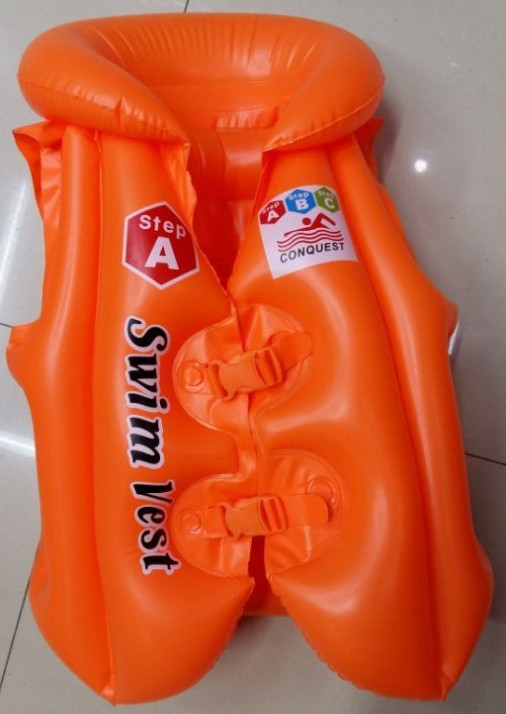 游泳用品泳衣 幼儿童救生衣充气衣 孩子游泳背心漂流安全背心详情图2