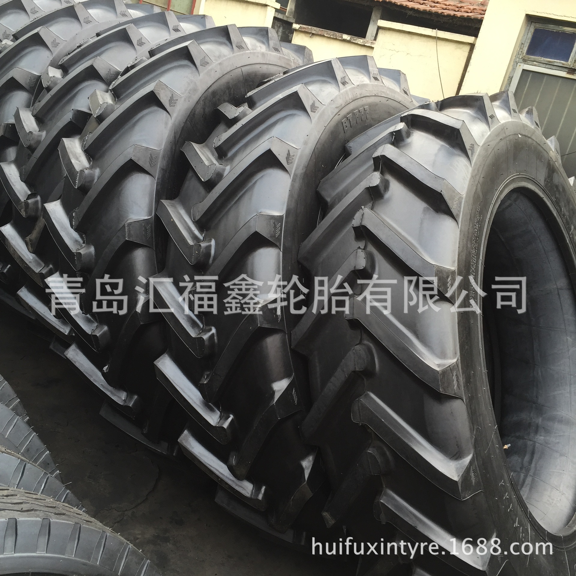 出口供应农业拖拉机人字轮胎15.5-38 R-1花纹 支持拼柜