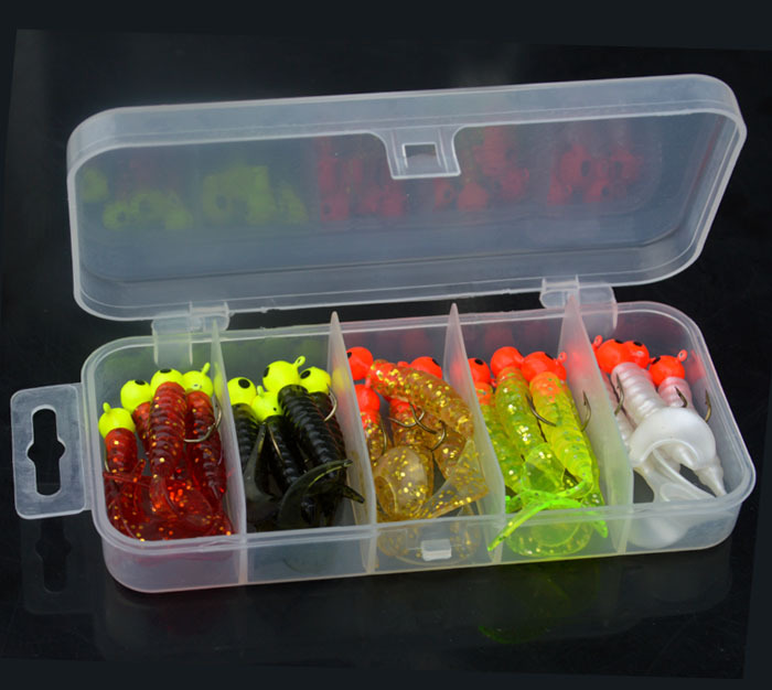 5 Colors Paddle Tail Fishing Lures Soft Plastic Baits Fresh Water Bass Swimbait Tackle Gear