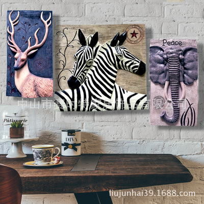 动物头鹿头壁挂创意家居客厅背景墙立体软装墙面 装饰品墙饰壁饰|ms