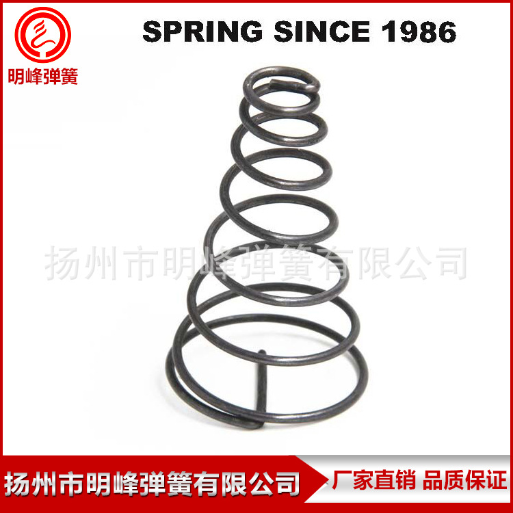 品质宝塔弹簧批发 各种材质异形弹簧来样定制 多用途弹簧厂家直供