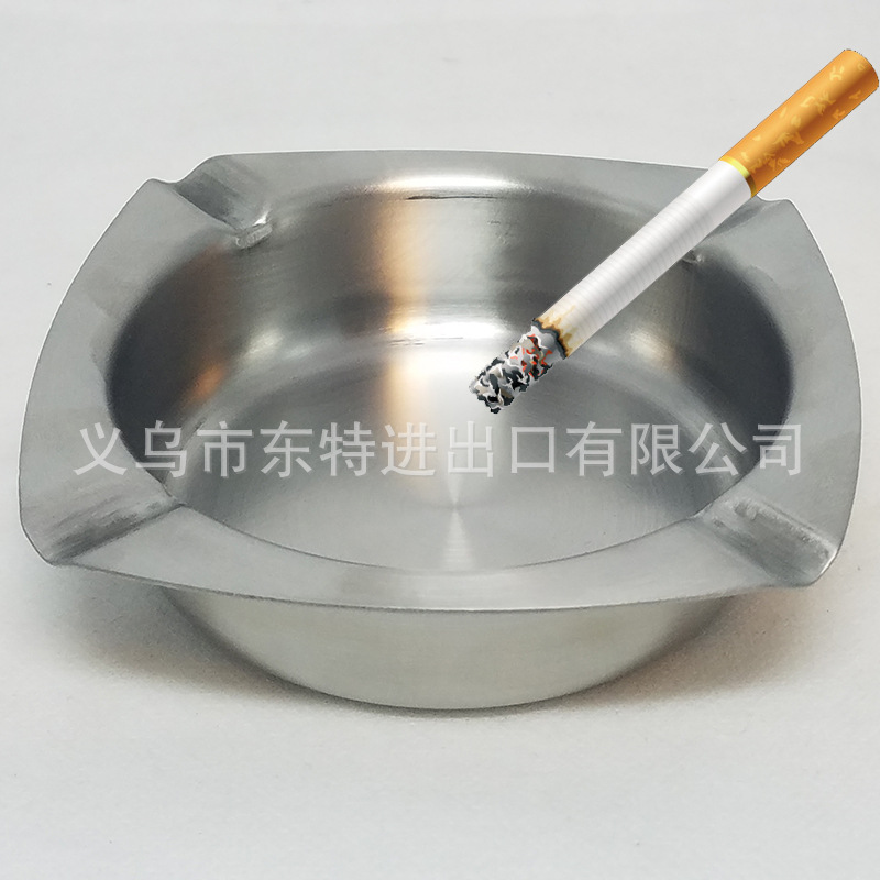 厂家直销不锈钢烟灰缸方形四孔烟缸酒吧ktv网咖酒店礼品烟灰缸详情图2