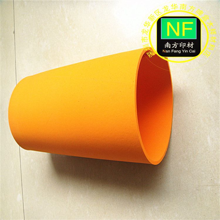 供应批发零售超高弹力桔黄色1米*1米*9毫米厚刀模板用的  回力胶