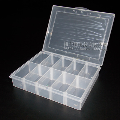 IC Component box Plastic Screw Category Boxes Electronic Parts sample parts hardware Jewelry storage box 10 grid