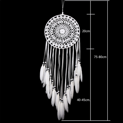 Nordic style pure white knife dream catcher home dream catcher pendant wall decoration wall decoration hanging home decoration