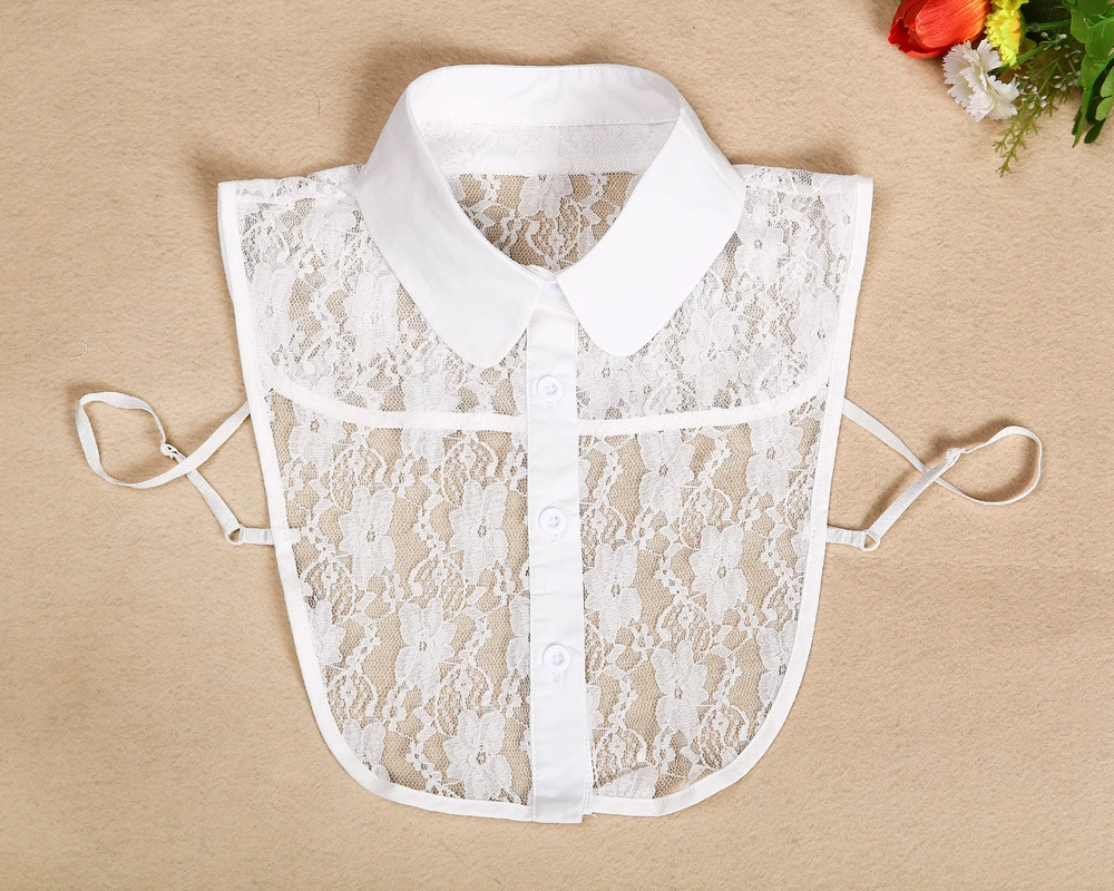 Оригинальный Поддельный Воротник в Корейском стиле с квадратным воротником, кружевной искусственный воротник, полуворотник, воротник рубашки в стиле ретро, универсальная оптовая продажа для женщин