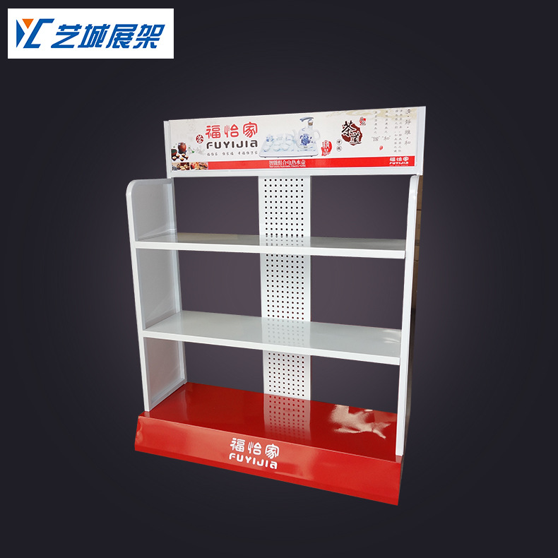 广东厂家定制小家电中岛柜 家电展架 五金展柜 促销台 破壁机展柜