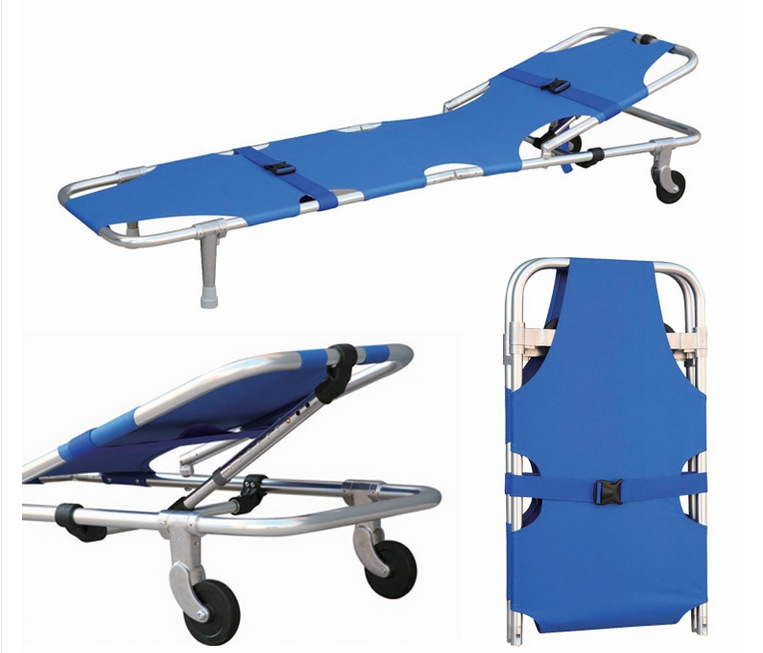 铝合金折叠担架/两折担架/救护车担架/急救担架/救援担架