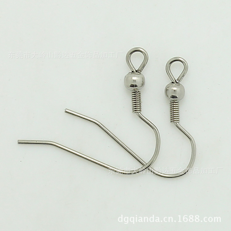不锈钢0.7线316材质不过敏耳钩 DIY耳饰鱼钩不褪色饰品配件