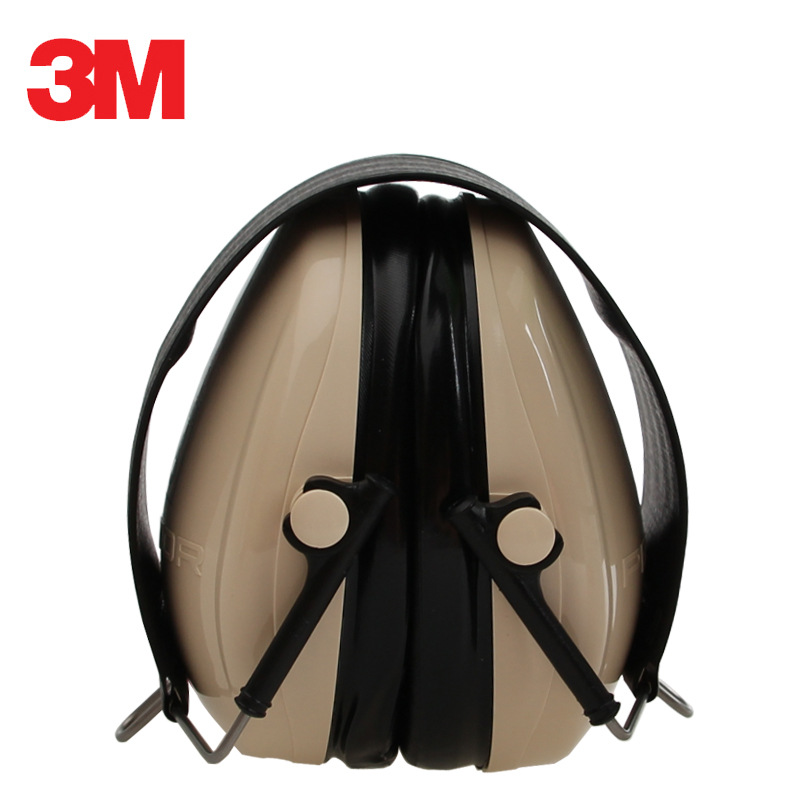 3M H6F折叠式防噪音耳罩 轻便舒适隔音耳罩 工业射击降噪耳机批发