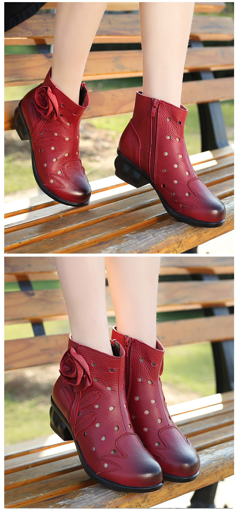 Bottes femme MELINDA en En cuir - Ref 3354252 Image 77