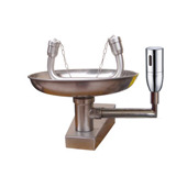 台式双喷头洗眼器落地式洗眼器不锈钢紧急洗眼器