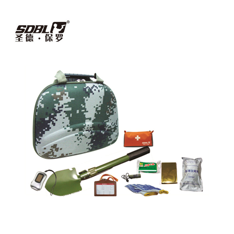 圣德保罗SOS-003地辰应急包硬包压缩干粮应急饮用水应急毯易要包