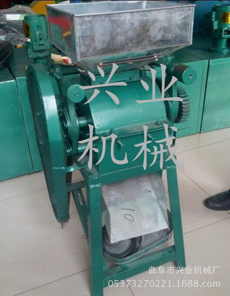 粮食挤扁机厂家 大豆挤扁机生产厂家 新款高粱破碎机