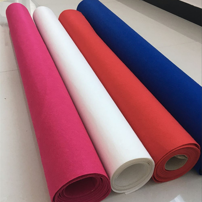 厂家直供背景毛毡布画画毛毡布多色可选价格优惠可印制LOGO欢迎询