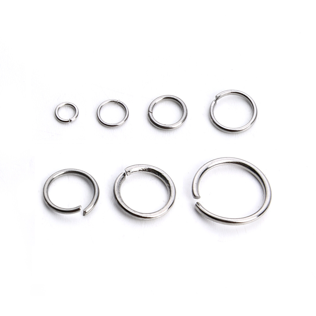 Stainless Steel Circle Simple Style display picture 8