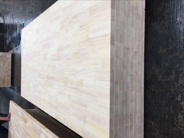 Rubber furniture from natural wood