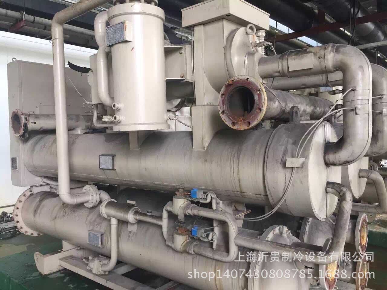 出售回收二手麦克维尔风冷螺杆机组840kw中央空调