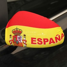 新款西班牙车镜套定做 热销四面弹车镜 车旗 可定制logo
