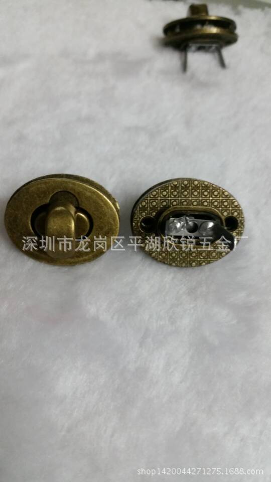 厂家直销 箱包手袋合金转锁