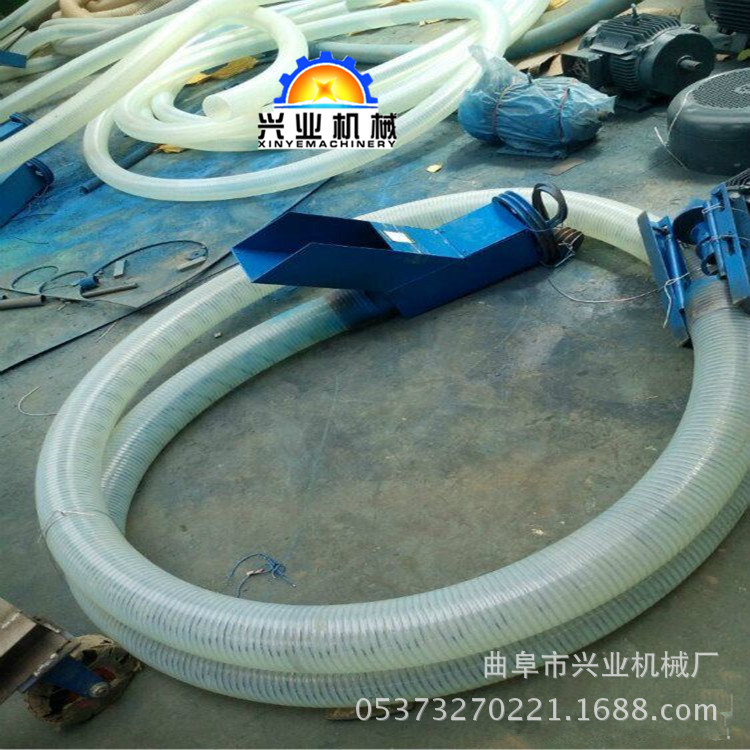 软管式车载吸粮机 流动收粮点软管绞龙机 家用软管上粮机