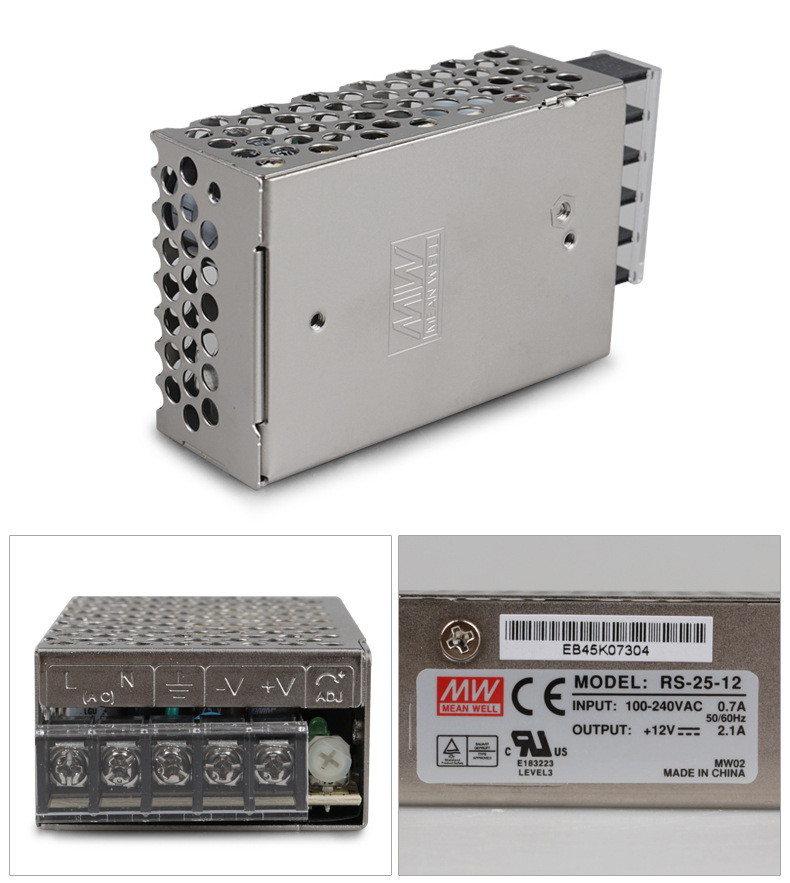 ȫ��ԭװ̨��MEAN WELL��γ���ص�Դ RS-25-12 25W 12V 2.1A �ֻ�