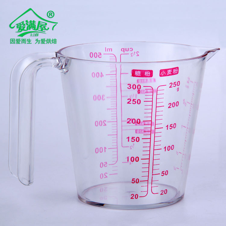 刻度量杯_盒装透明硬质量杯 250ml500ml带四种刻度量杯 - 阿里巴巴