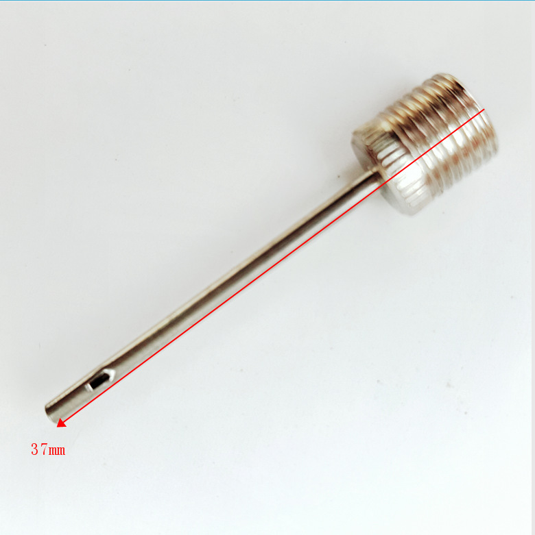 不锈钢打气筒球针充气气针篮球针金属材质足球排球充气针针孔