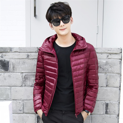 2020 Autumn and winter new pattern man Hooded coat Light and thin Down Jackets Large wholesale Manufactor Direct selling