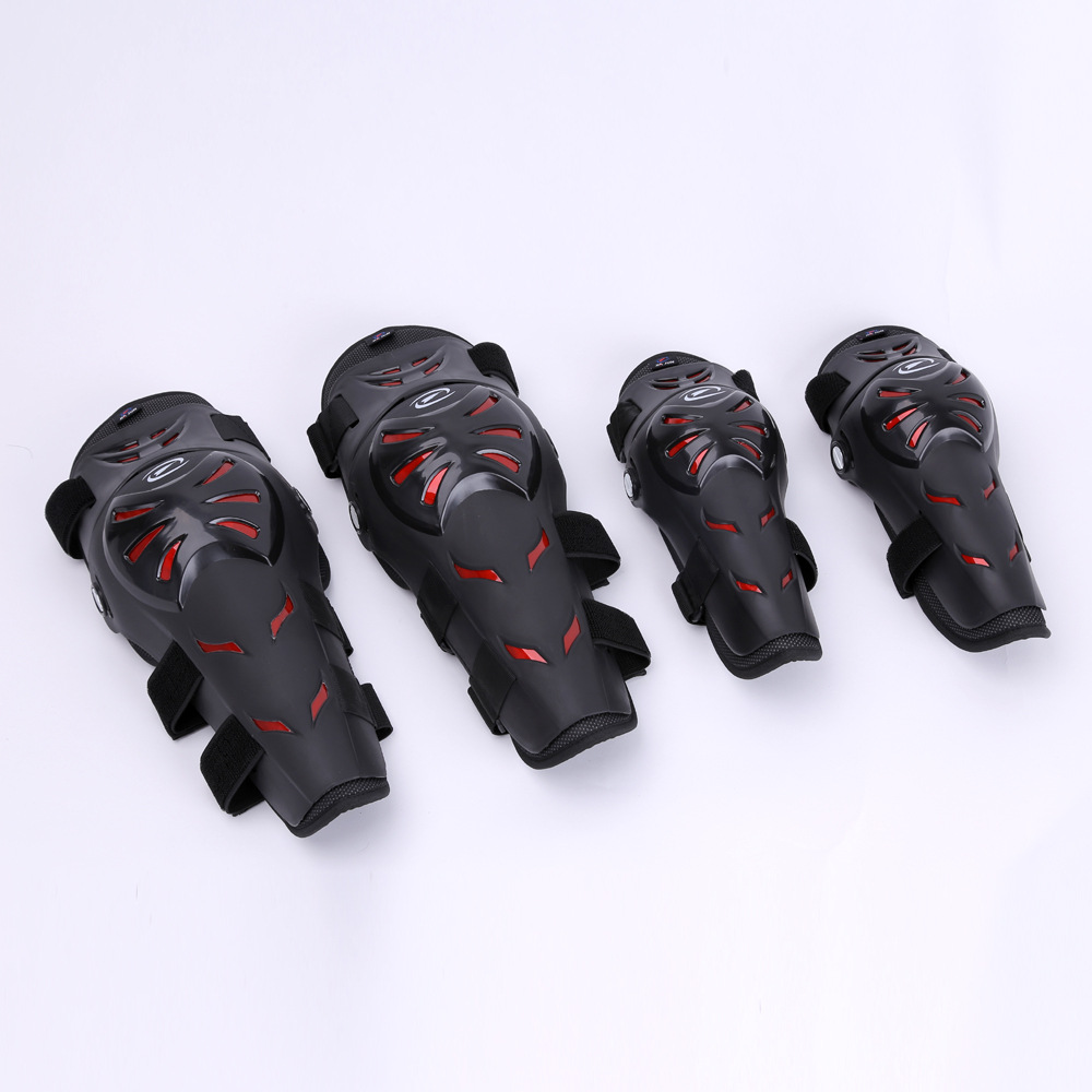 家俊摩托车骑士护具越野车骑行护具防摔护膝护肘装备四件套