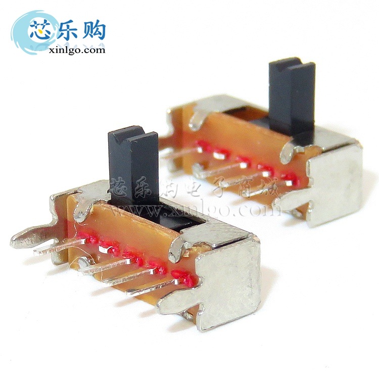 SK13D07VG4 4脚3档 柄高3MM 小型拨动开关 零售 [国产全新]