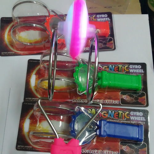 Large alloy magic track luminous yo-yo magic colorful magnet flying top yo-yo yoyo ball