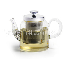 廠家批發 台灣熱耐玻璃茶壺 奇高可定制加logo彩盒茶壺