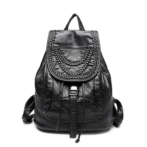  Spring and Summer New Style Woven Backpack Korean Style Trendy Willow Nail Women's Bag Fashionable and Versatile Travel Large Backpack Wholesale