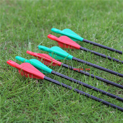 玻纖箭傳統複古反曲直拉弓弓箭戶外運動射擊箭射獵練習箭支