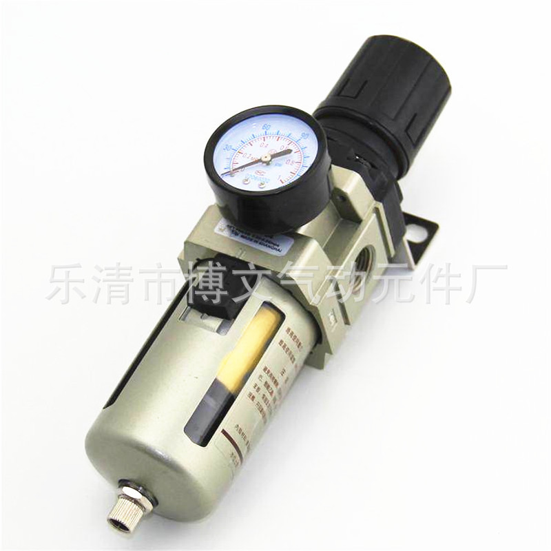 调压过滤器AW4000-04 气源过滤油水分离 4分螺纹PT1/2