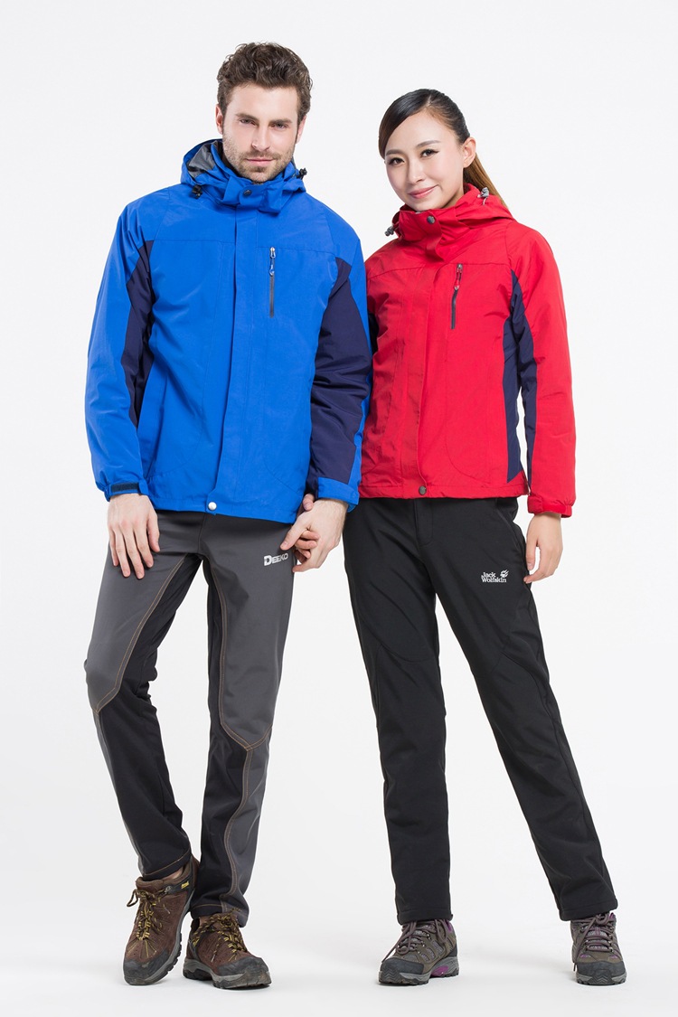 三合一冲锋衣登山服滑雪服