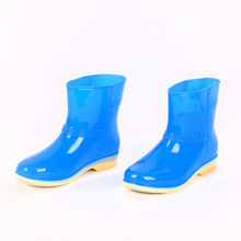 【廠價直銷】時尚耐油耐酸鹼雨靴 勞保防滑雨鞋批發 低筒PVC女靴