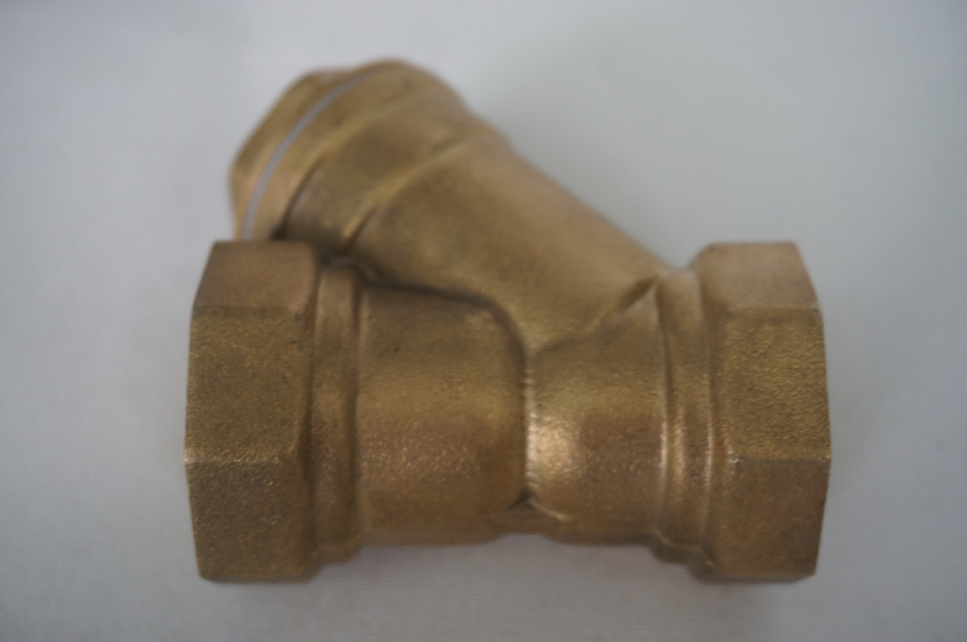 厂家直销 铜丝口内螺纹y型全黄铜过滤器 ppr配件 太阳能管件