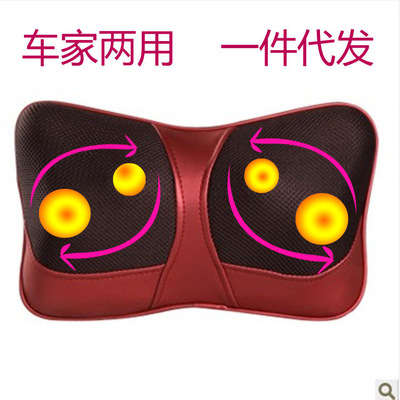 Manufactor wholesale vehicle household cervical vertebra Massage pillow heating Kneading Massager whole body massage Pillow