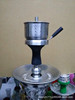 Factory direct selling stainless steel water smoke charcoal separated shiSha Hookah charcoal wind cover Arabia water smoke