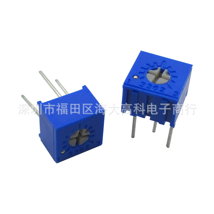 可调电阻 3362P-102 1K  立式 精密单圈可调电位器 滑动变阻器