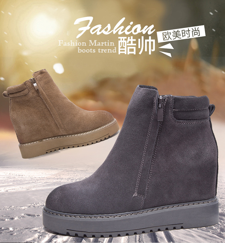 Bottes femme OU YANER en En cuir - Ref 3355319 Image 13