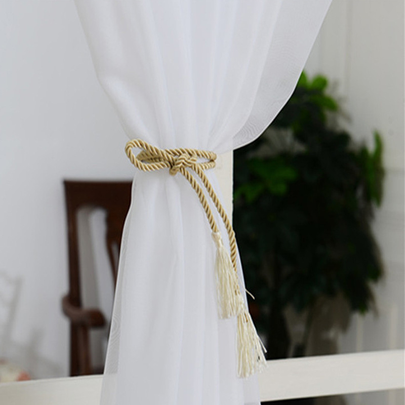 Foreign trade custom White yarn Window screening white Translucency Terri Wong bedroom a living room Windows balcony Window screening Direct selling