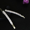 The Korean version of the exquisite hair clip is a word clip 888 rhinestone hair decoration small card head jewelry one piece of hair