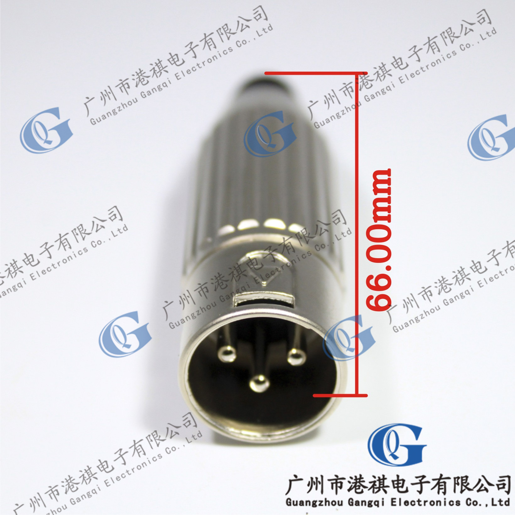 XLR卡侬插头 话筒麦克风功放平衡信号音频插头 卡农公卡龙连接器