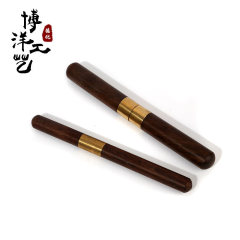 Premium tea set accessories: Tea knife & tea needle designed for tea ceremonies—screw-style black ebony Pu-erh tea needles, manufacturer-direct wholesale