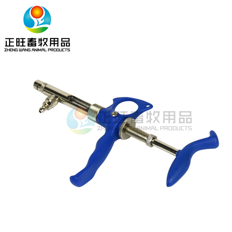 HAIMUXING 121 inyector continuo ajustable para aves de corral vacuna de pollo veterinario inyector continuo de 1 ml vacuna